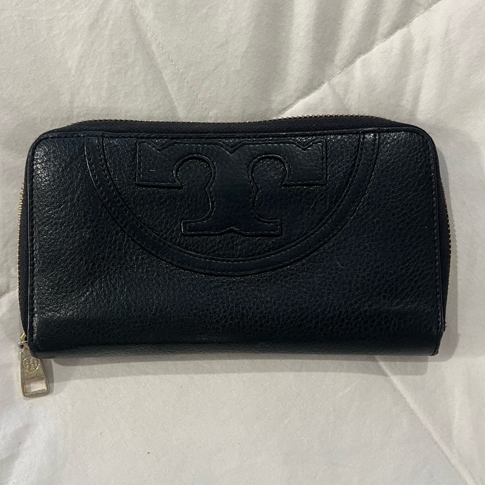 Tory Burch All T Wallet - Black